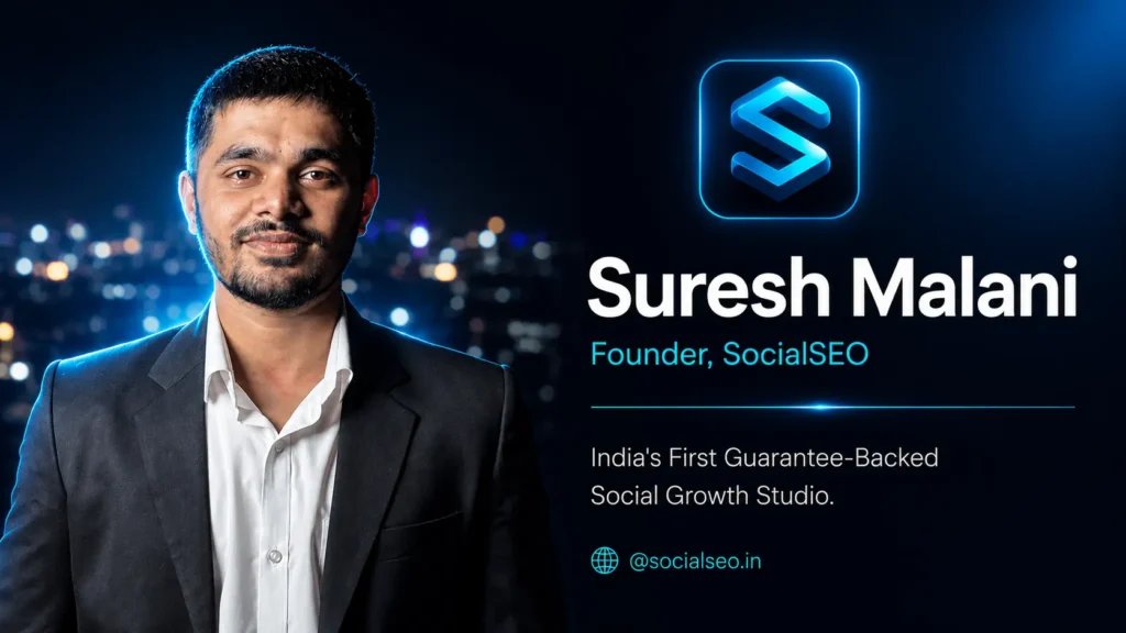 Suresh Malani, Founder of SocialSEO