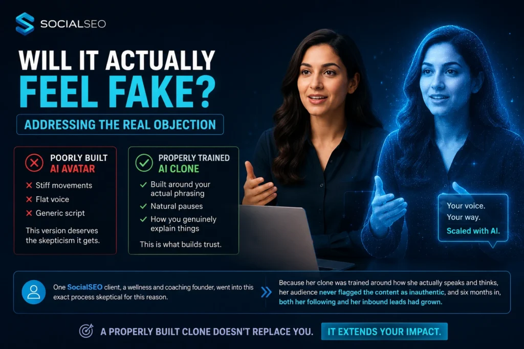 Will it actually feel fake Addressing the real objection