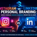 Instagram vs LinkedIn Personal Branding Which Should Indian Founders Prioritise in 2026