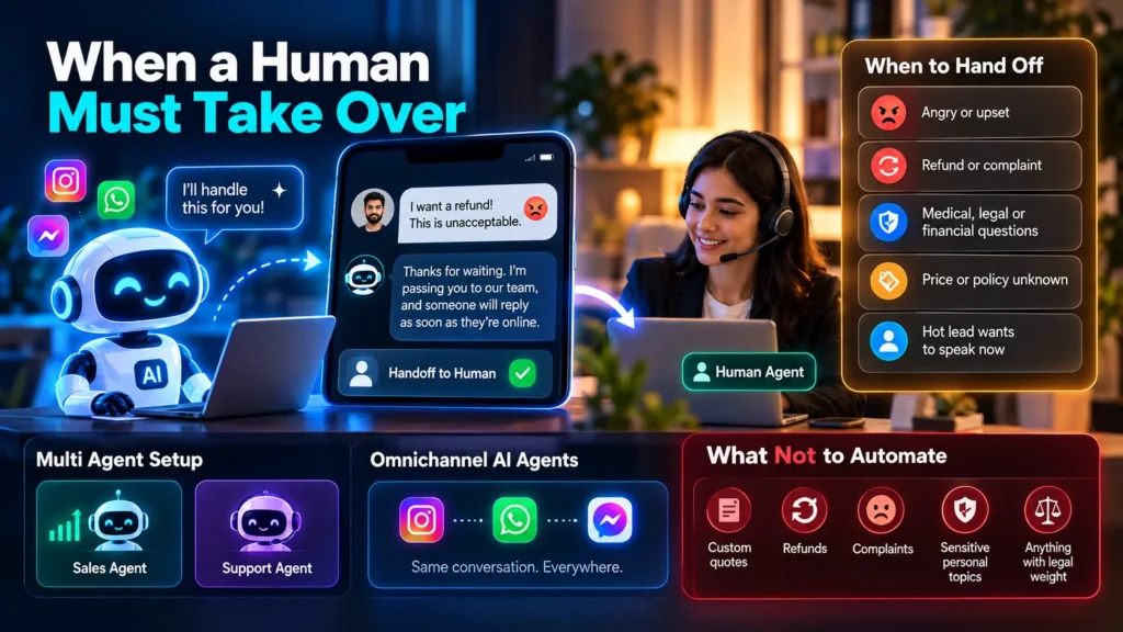 When a human must take over